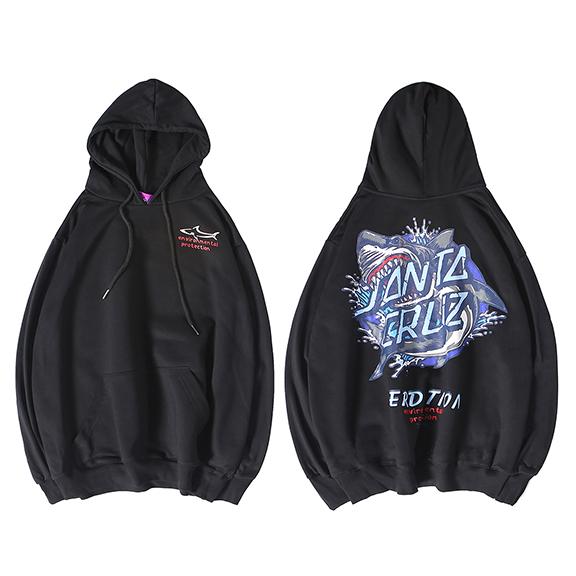 .trapr "Santa Cruz Shark" hoodie -Shop the latest in Street wear | Urban clothing and more..