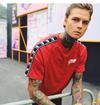 "Ribbon Sleeve" Tee -Shop the latest in Street wear | Urban clothing and more..