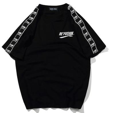 "Ribbon Sleeve" Tee -Shop the latest in Street wear | Urban clothing and more..
