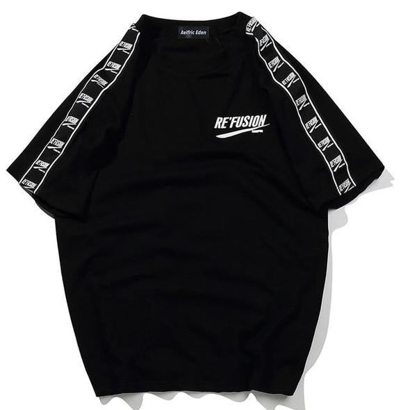 "Ribbon Sleeve" Tee -Shop the latest in Street wear | Urban clothing and more..